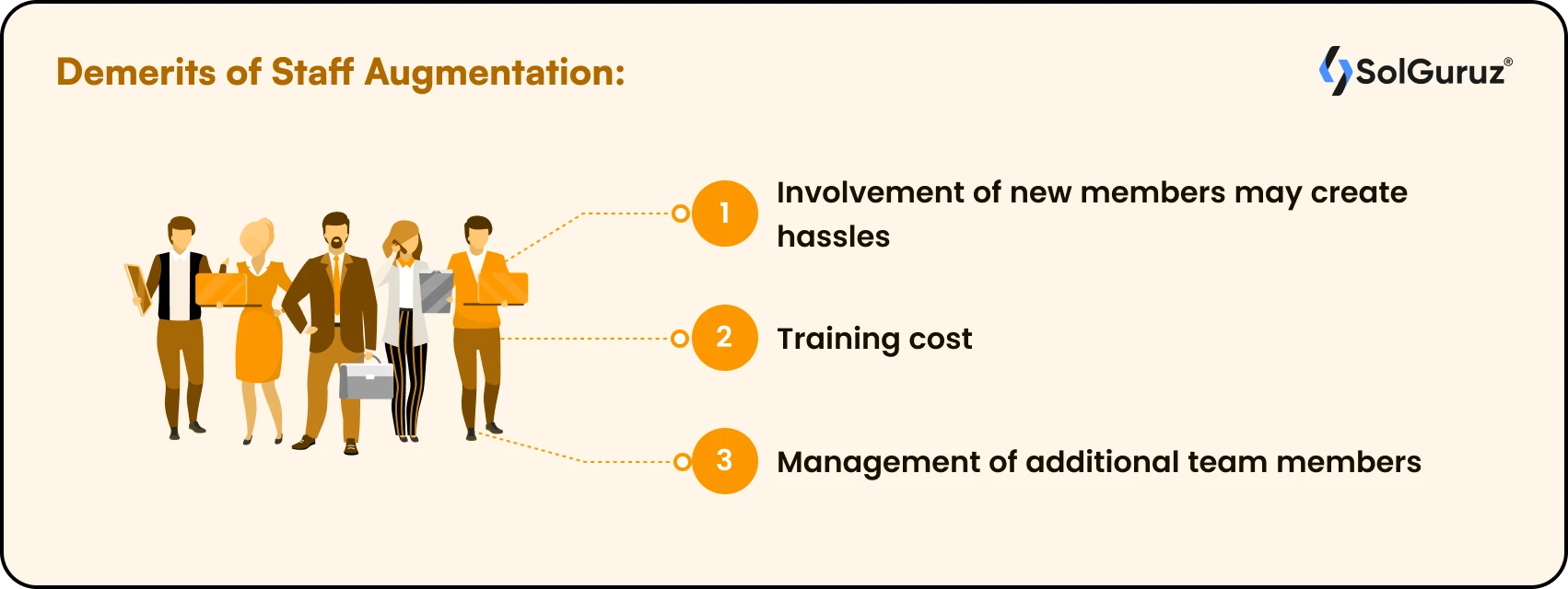 Demerits of Staff Augmentation