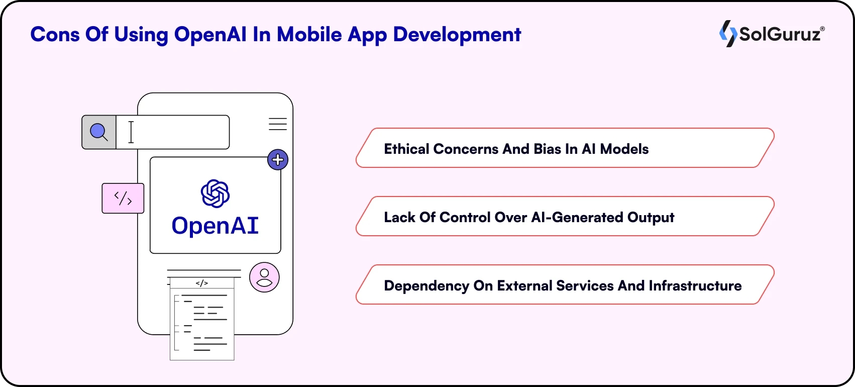 Drawbacks Of Using OpenAI In Mobile App Development