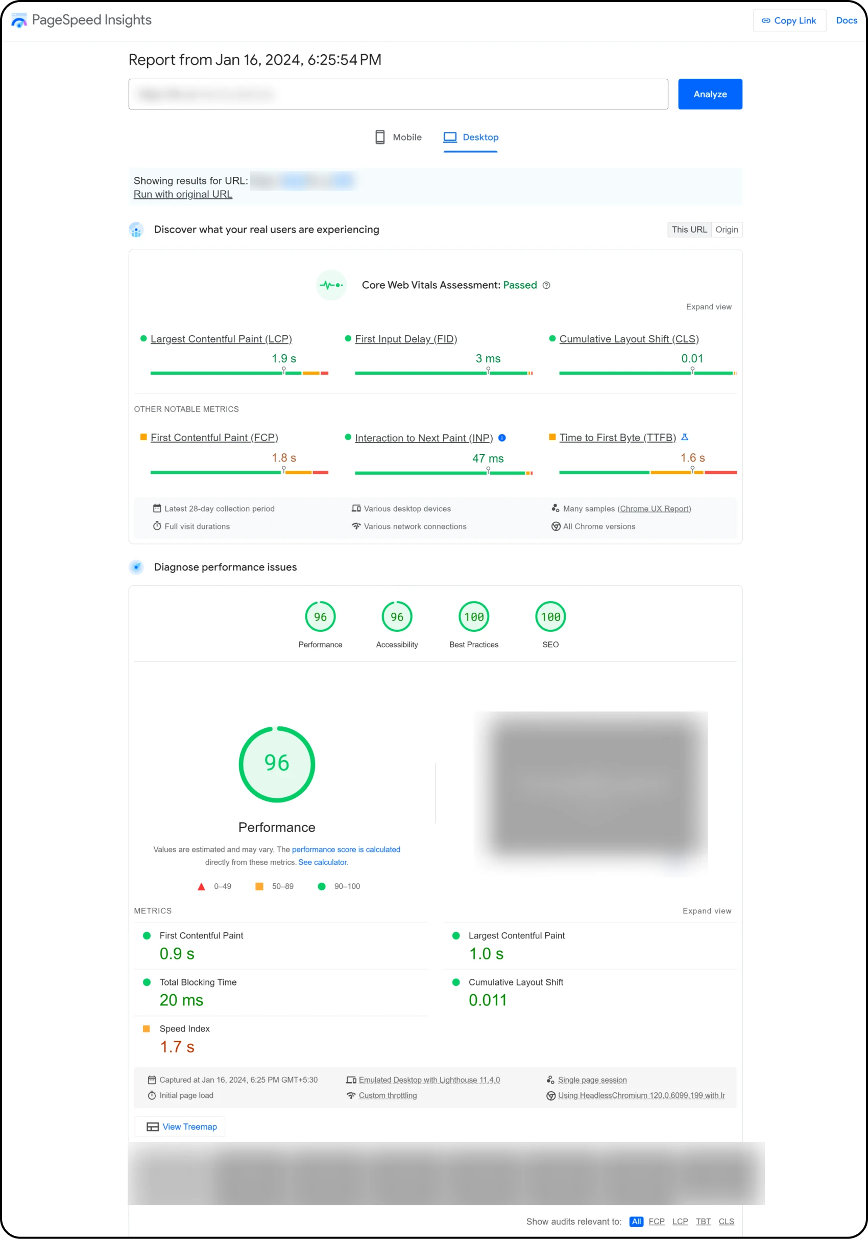 PageSpeed Insights