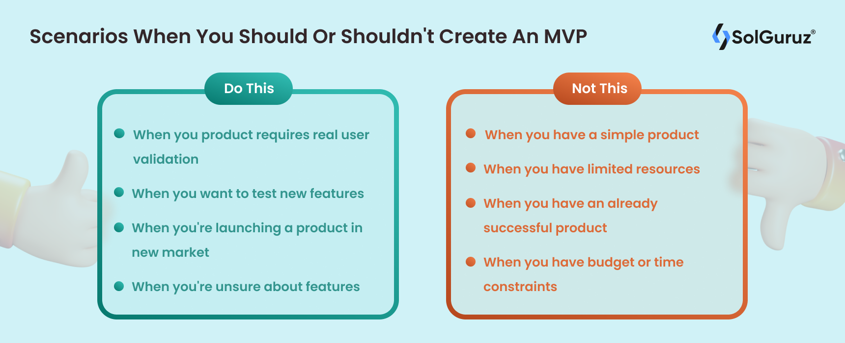 Scenarios When You Should Or Shouldn't Create An MVP