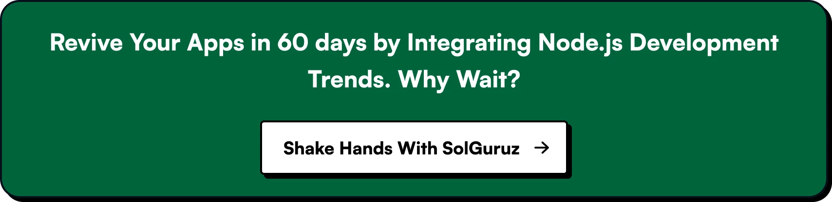 Revive Your Apps in 60 days by Integrating Nodejs Development Trends