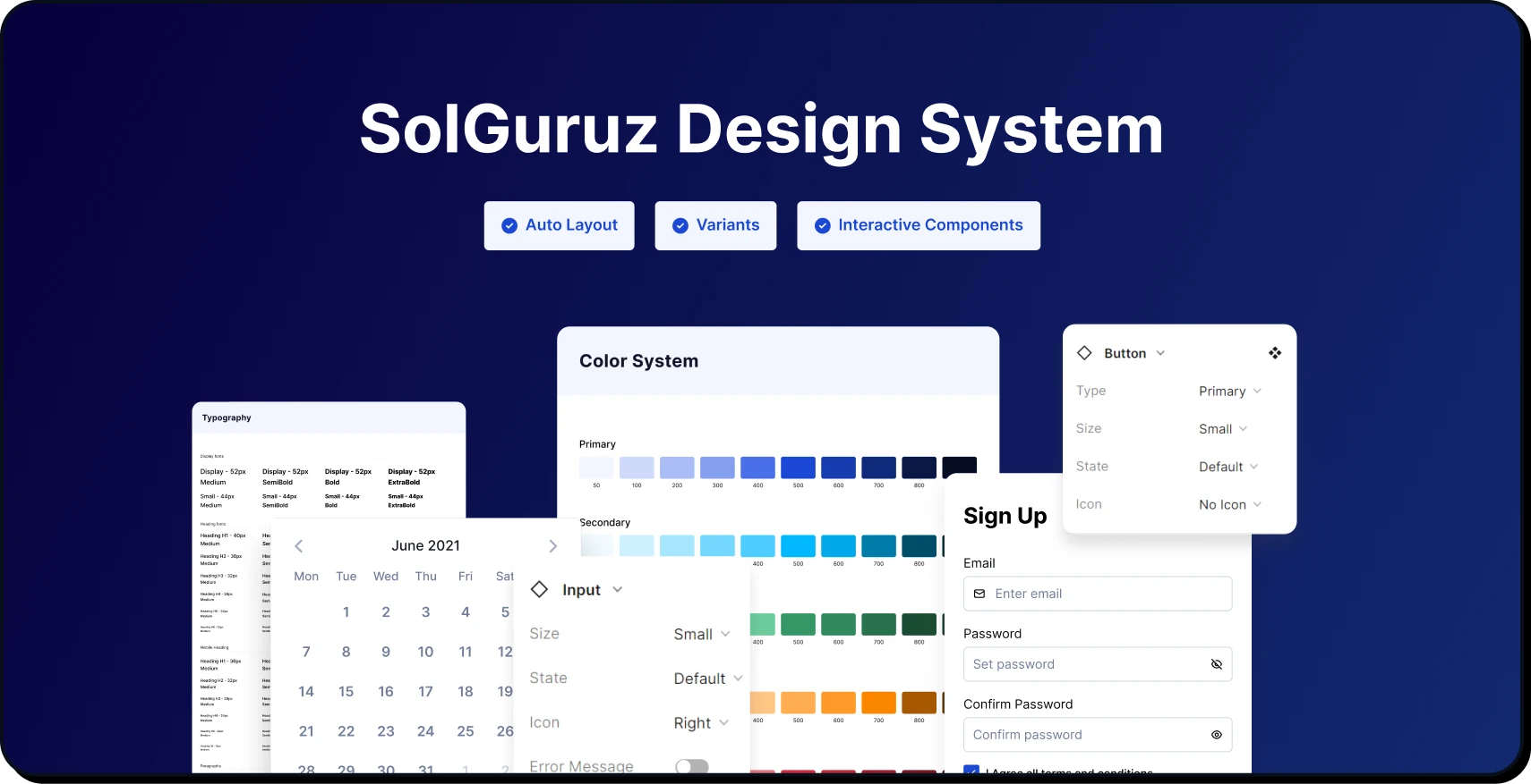 SolGuruz - Design System is open-sourced over Figma